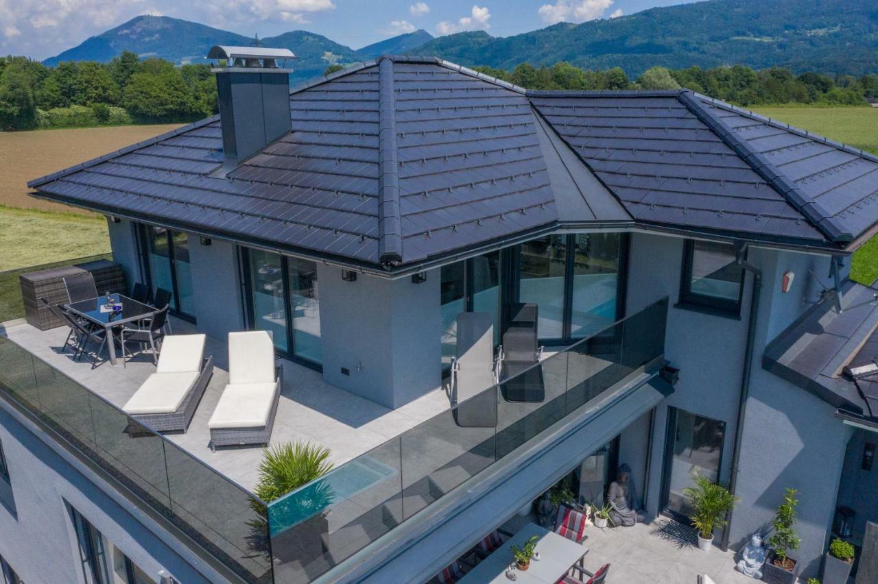Luxurioese Penthaus Wohnung Anif Ngoại thất bức ảnh